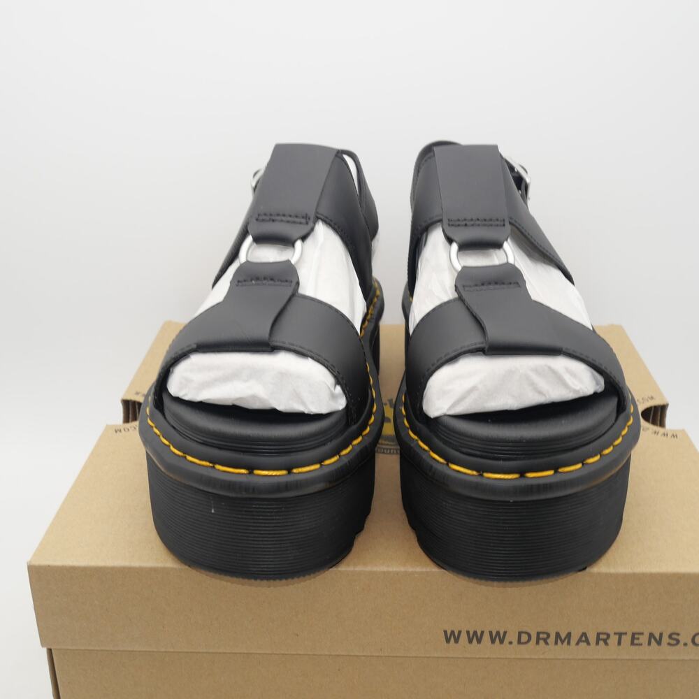 NEW Dr. Martens Women's 8 Platform Sandals Francis Leather Strap Retro - Picture 5 of 14